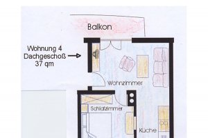 Ferienwohnung 4 - Grundriss